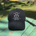 Urban Amiri Cap Black/White Logo