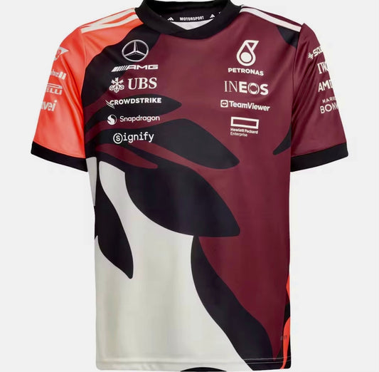 Mercedes F1 2025 Driver T-Shirt Miami Edition