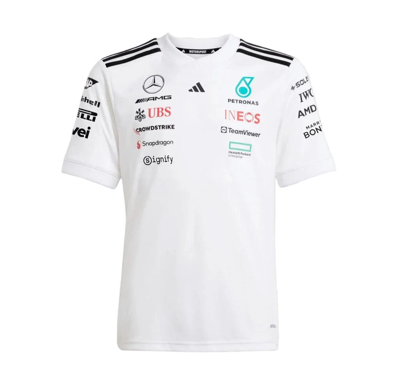 Mercedes Formula 1 2025 Driver T-Shirt White