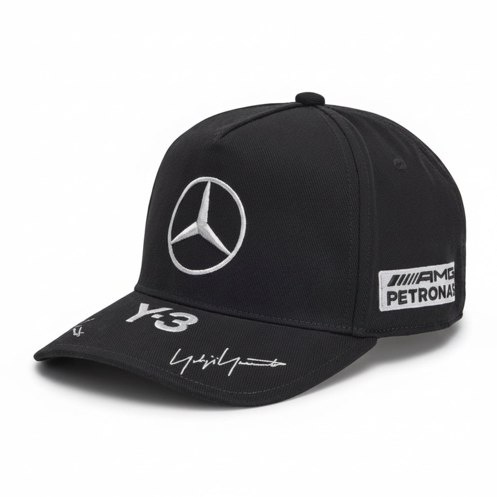 Y-3 Mercedes Race Cap Black