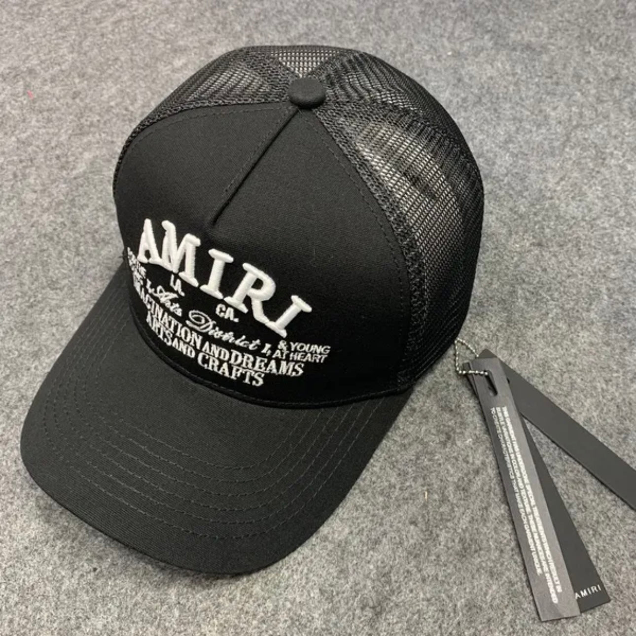 Urban Amiri Cap White Logo