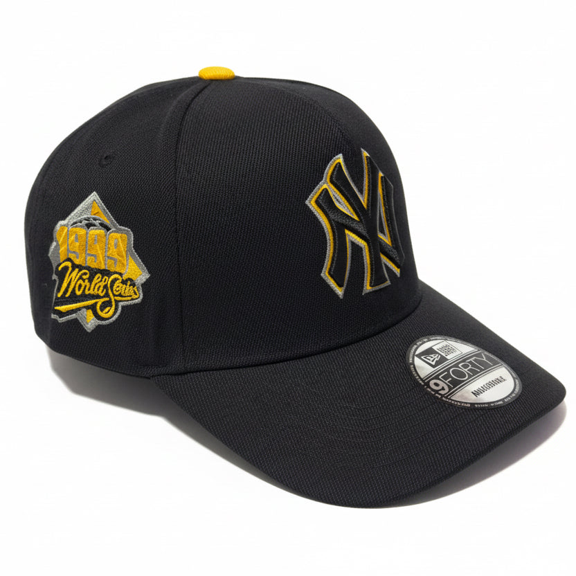 NEW ERA NEW YORK YANKEES WORLD SERIES 1999 BLACK YELLOW