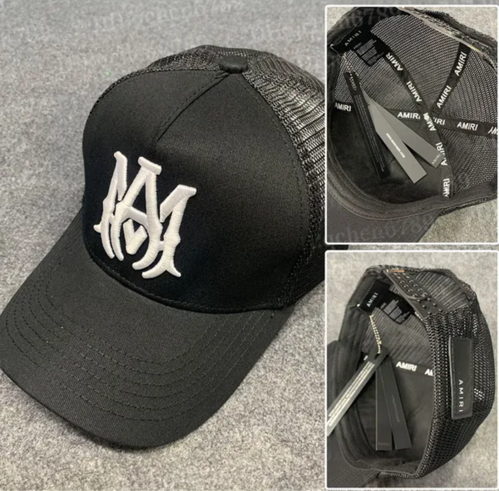 Urban Amiri Cap White Logo