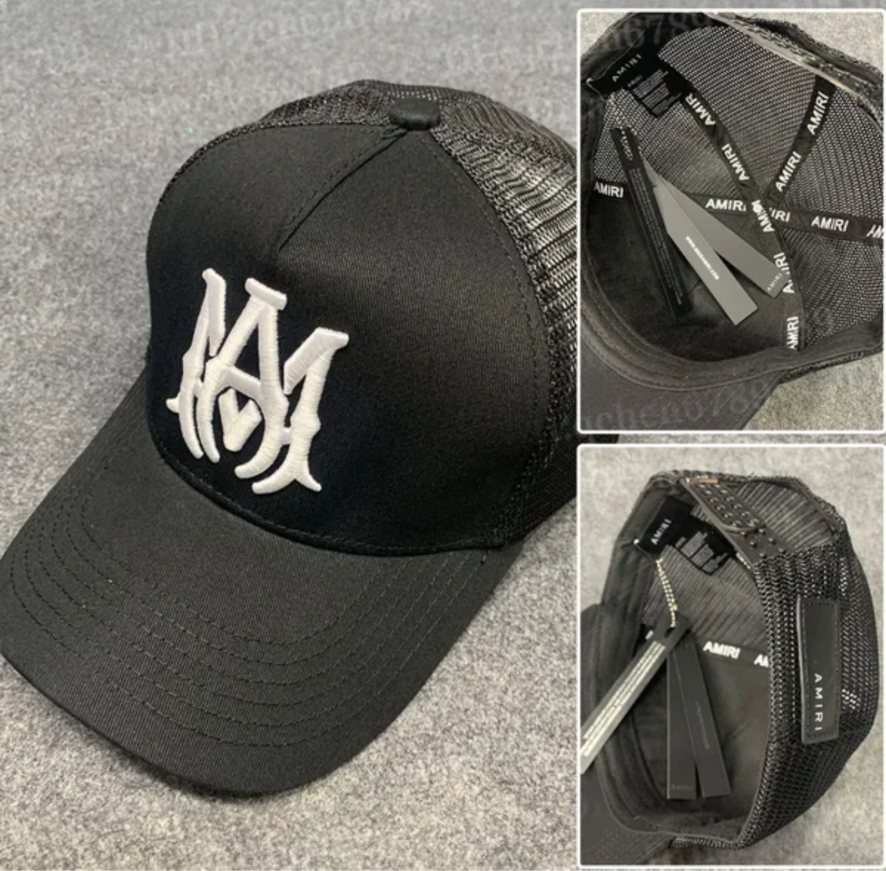 Urban Amiri Cap White Logo