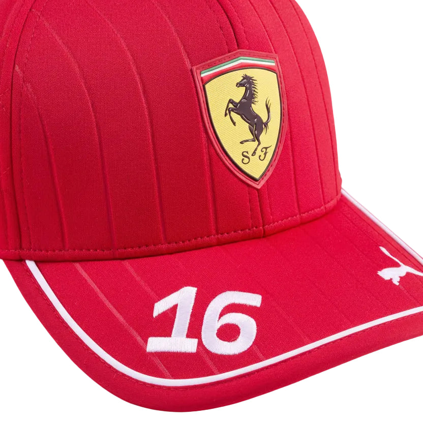 Ferrari 2025 Formula 1 Charles Leclerc 16 Driver Cap