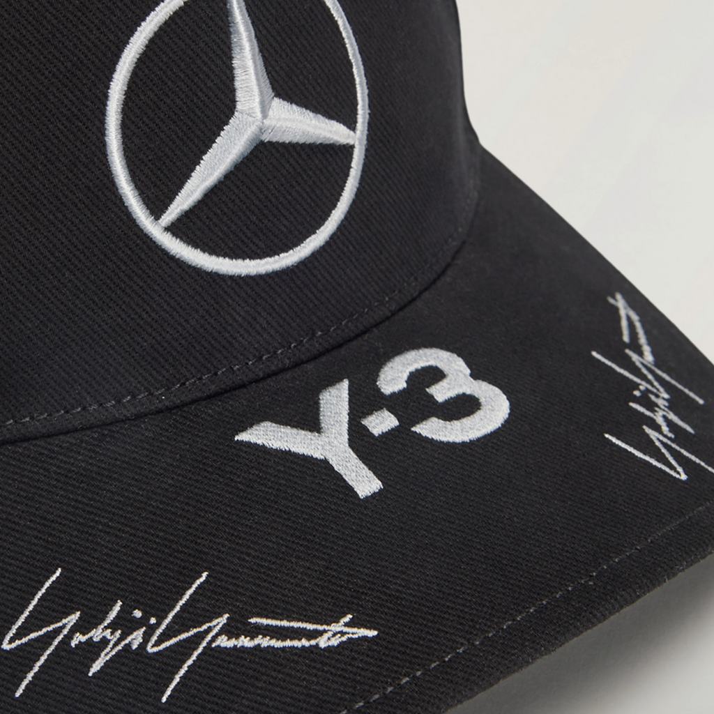 Y-3 Mercedes Race Cap Black