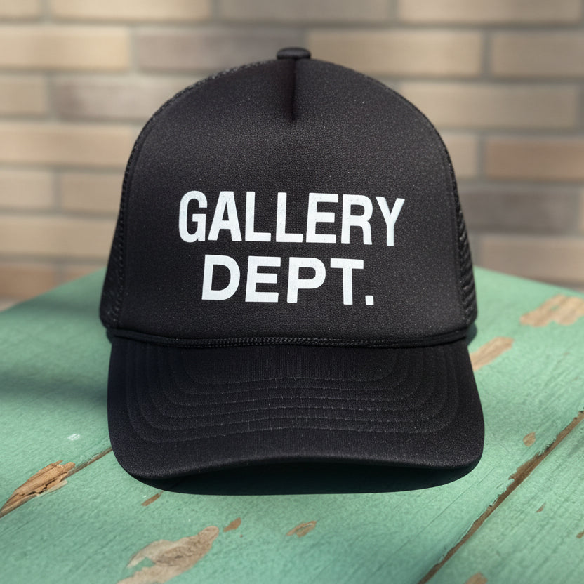 Urban Gallery Dept. White Logo Cap