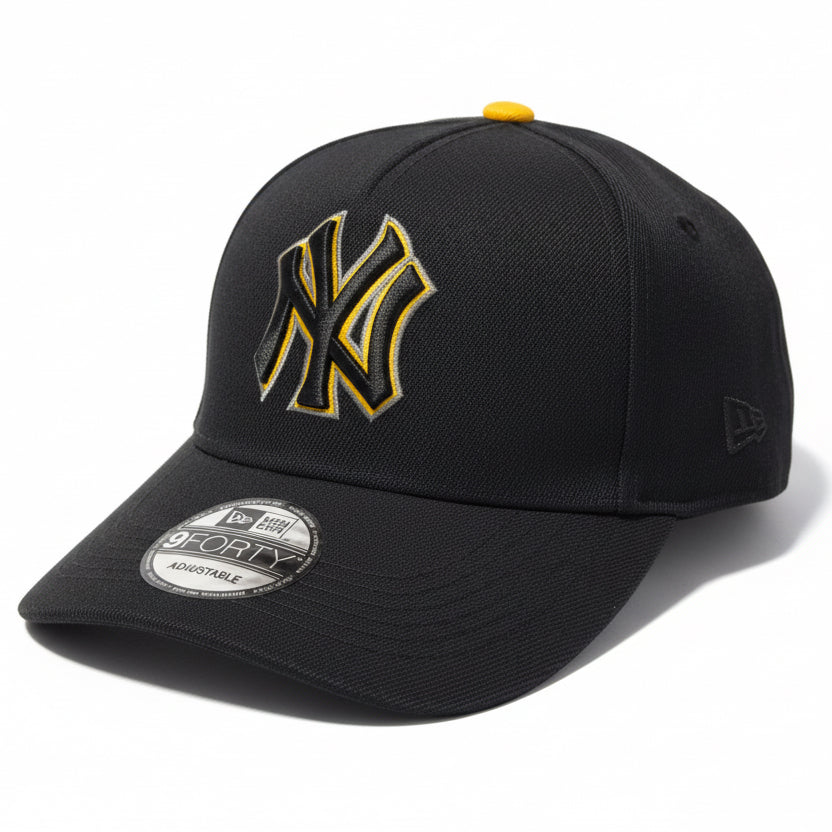 NEW ERA NEW YORK YANKEES WORLD SERIES 1999 BLACK YELLOW