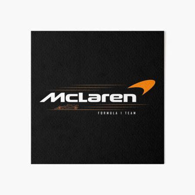 McLaren Formula 1 Team logo on a black background